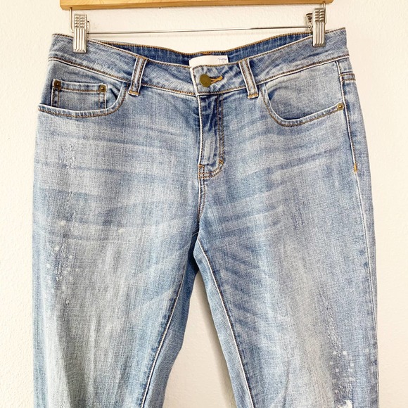 BP Light Wash Blue Denim Distressed Jeans 5 - Picture 2 of 8